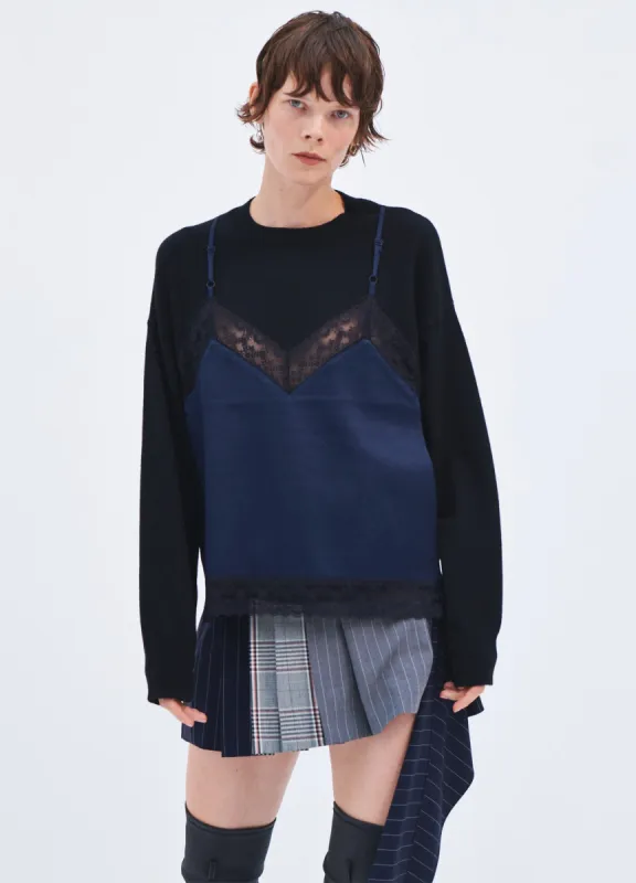 Cami Detail Sweater sold by Monse