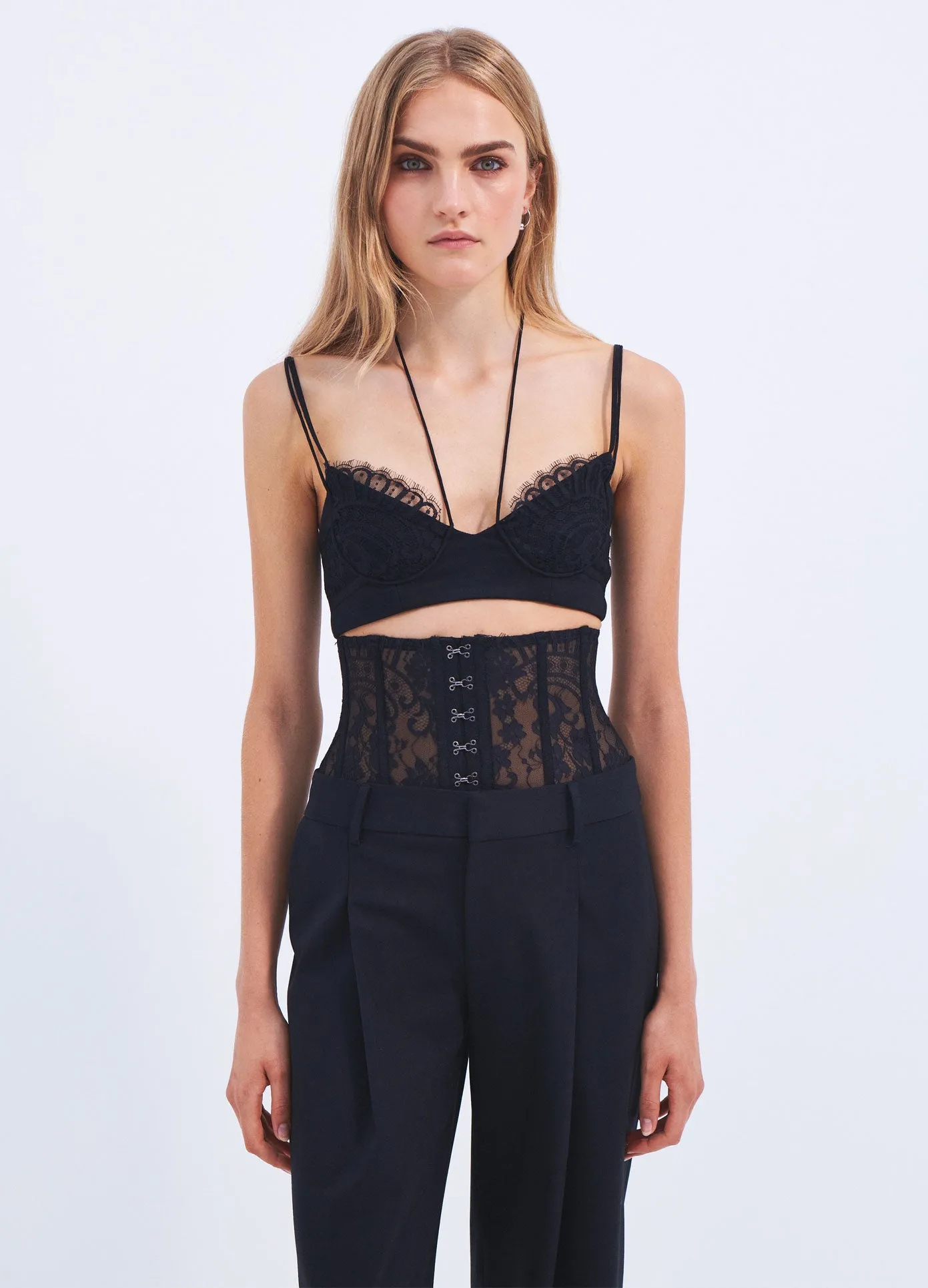 Lace Bustier Trousers sold by Monse product image thumbnail 2
