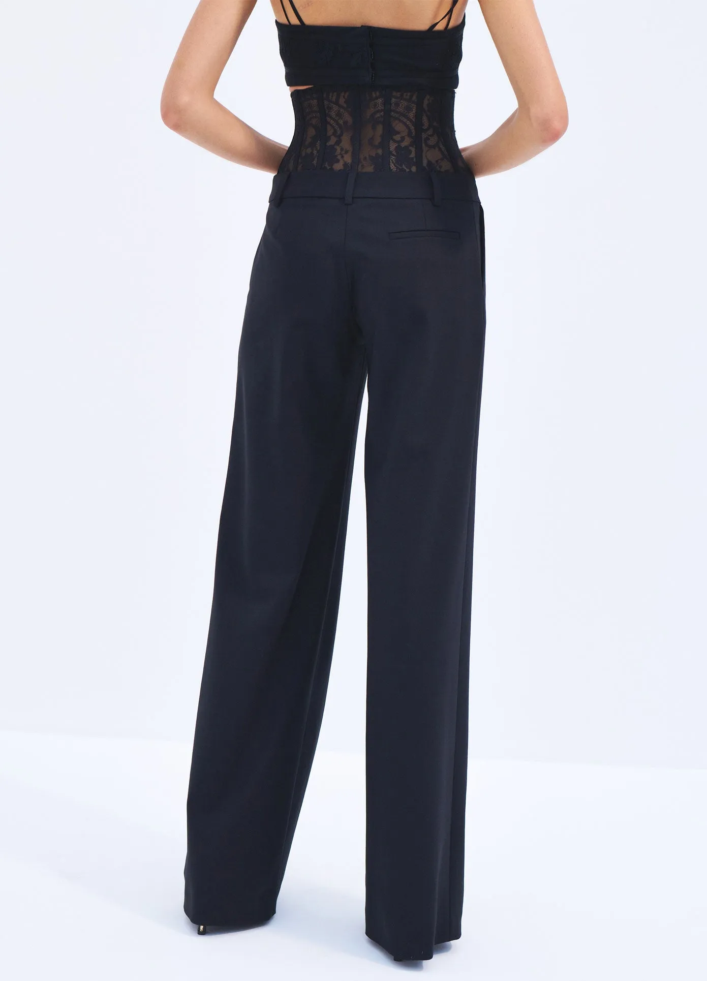 Lace Bustier Trousers sold by Monse product image thumbnail 4