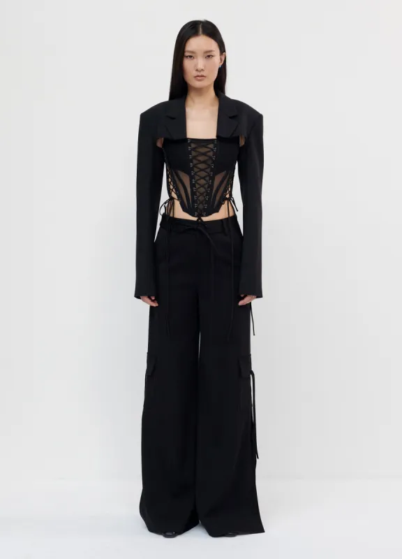 Side Slit Cargo Pants sold by Monse
