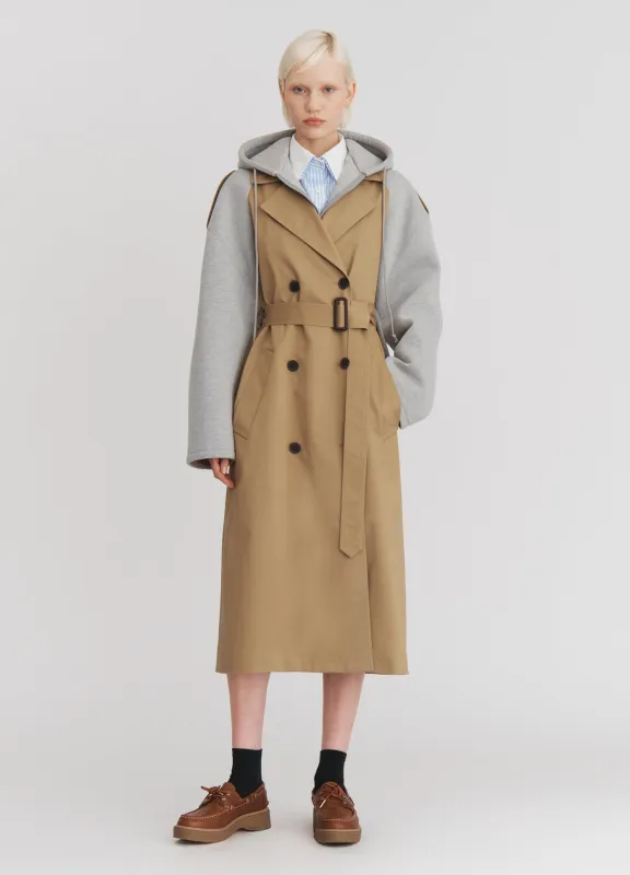Deconstructed Combo Trench Jacket made by Monse
