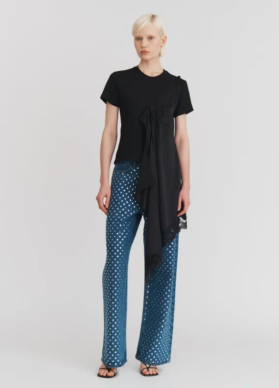 Deconstructed Lingerie T-Shirt sold by Monse