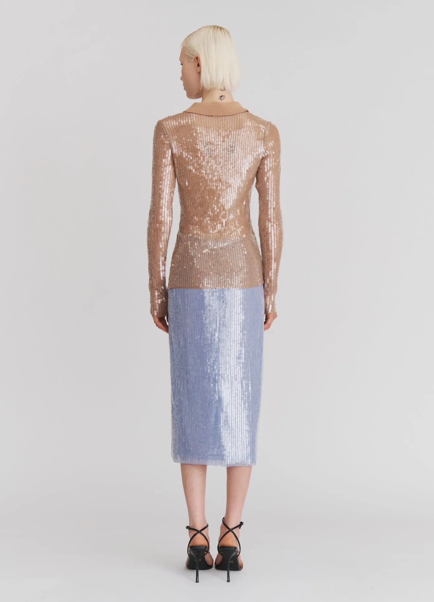 Sequin Mesh Top sold by Monse product image thumbnail 4