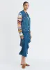 Crochet Sleeves Denim Jacket sold by Monse
