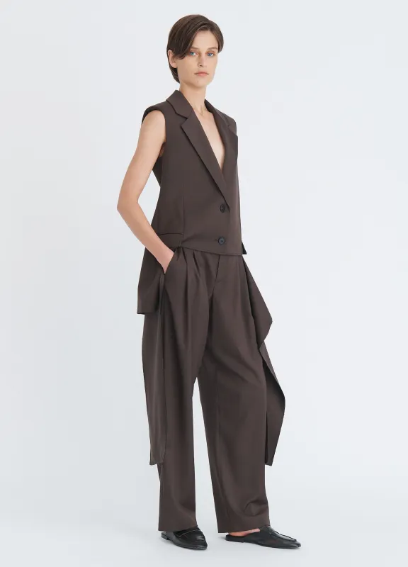 Sleeveless Fly-Away Jacket sold by Monse