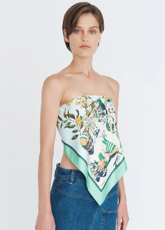 Printed Bandana Top sold by Monse