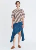 Asymmetric Twisted T-Shirt sold by Monse