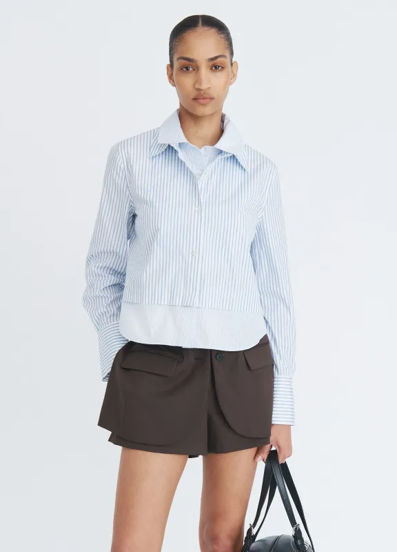 Doubled Cropped Button Down Shirt sold by Monse