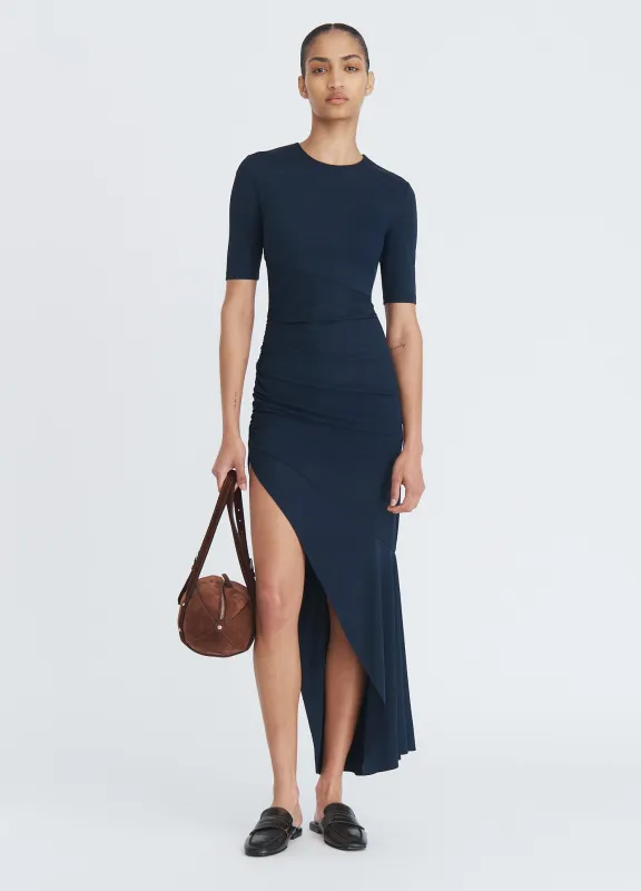 Ruched Fitted T-Shirt Dress sold by Monse