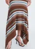 Striped Jacquard Cascade Midi Skirt sold by Monse