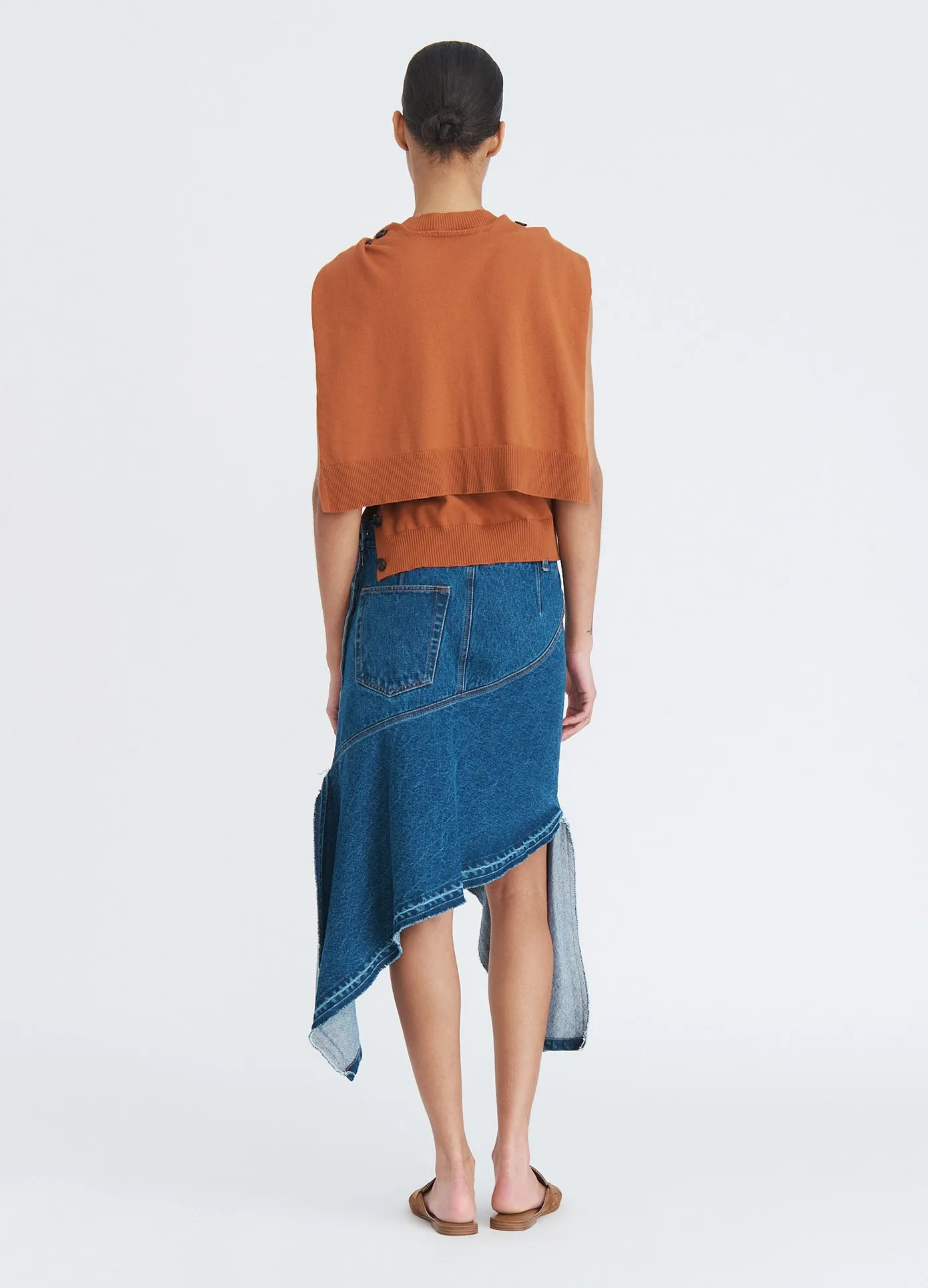 Tie Scarf Sleeveless Knit sold by Monse product image thumbnail 4