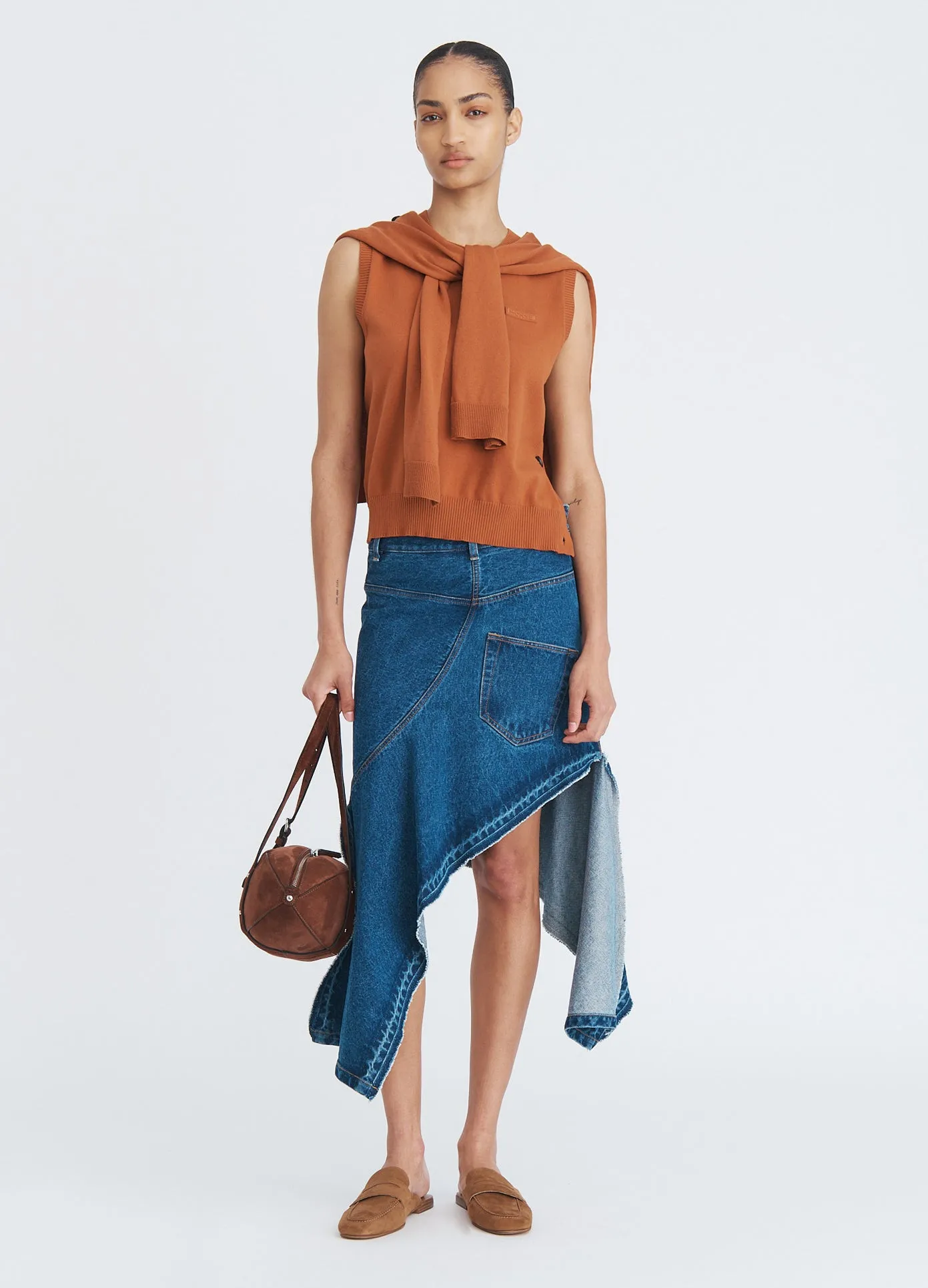Tie Scarf Sleeveless Knit sold by Monse