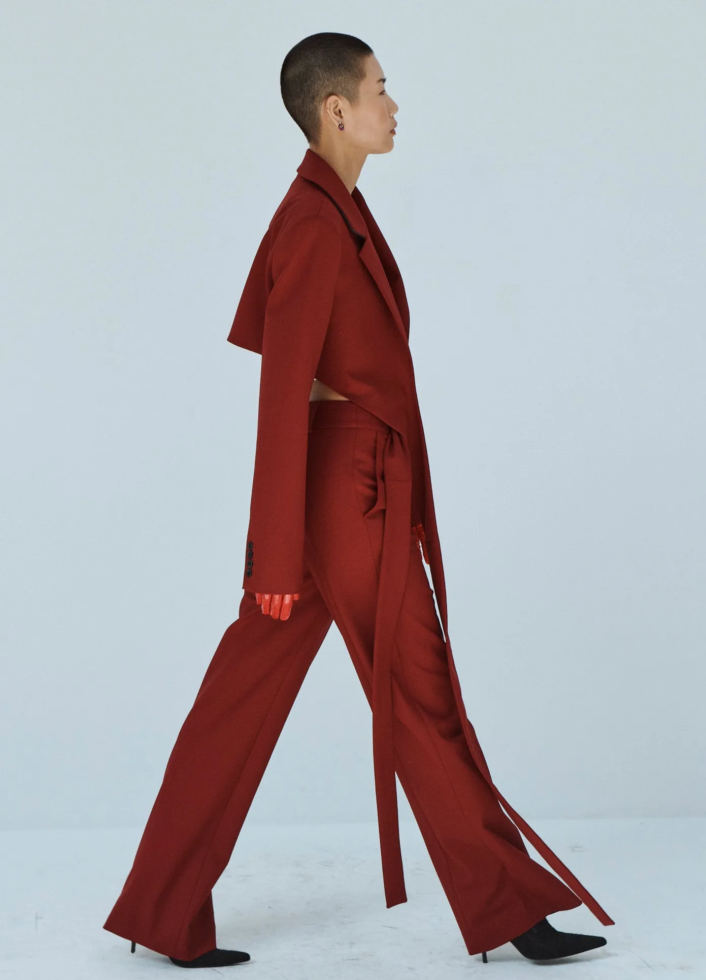 Cropped Wrap Jacket sold by Monse product image thumbnail 2