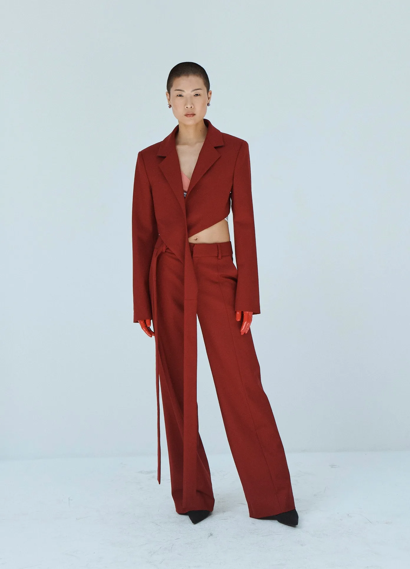 Cropped Wrap Jacket sold by Monse