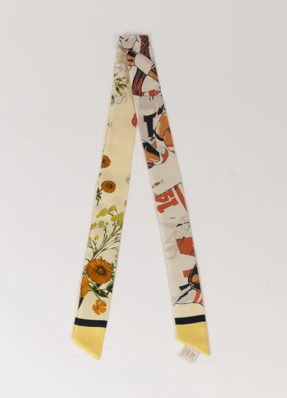 Printed Silk Scarf sold by Monse