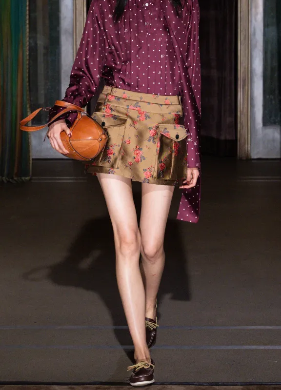 Double Waistband Cargo Skirt sold by Monse