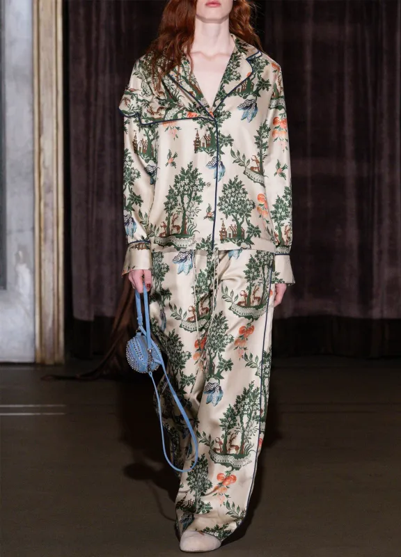 Deconstructed Pajama Top made by Monse