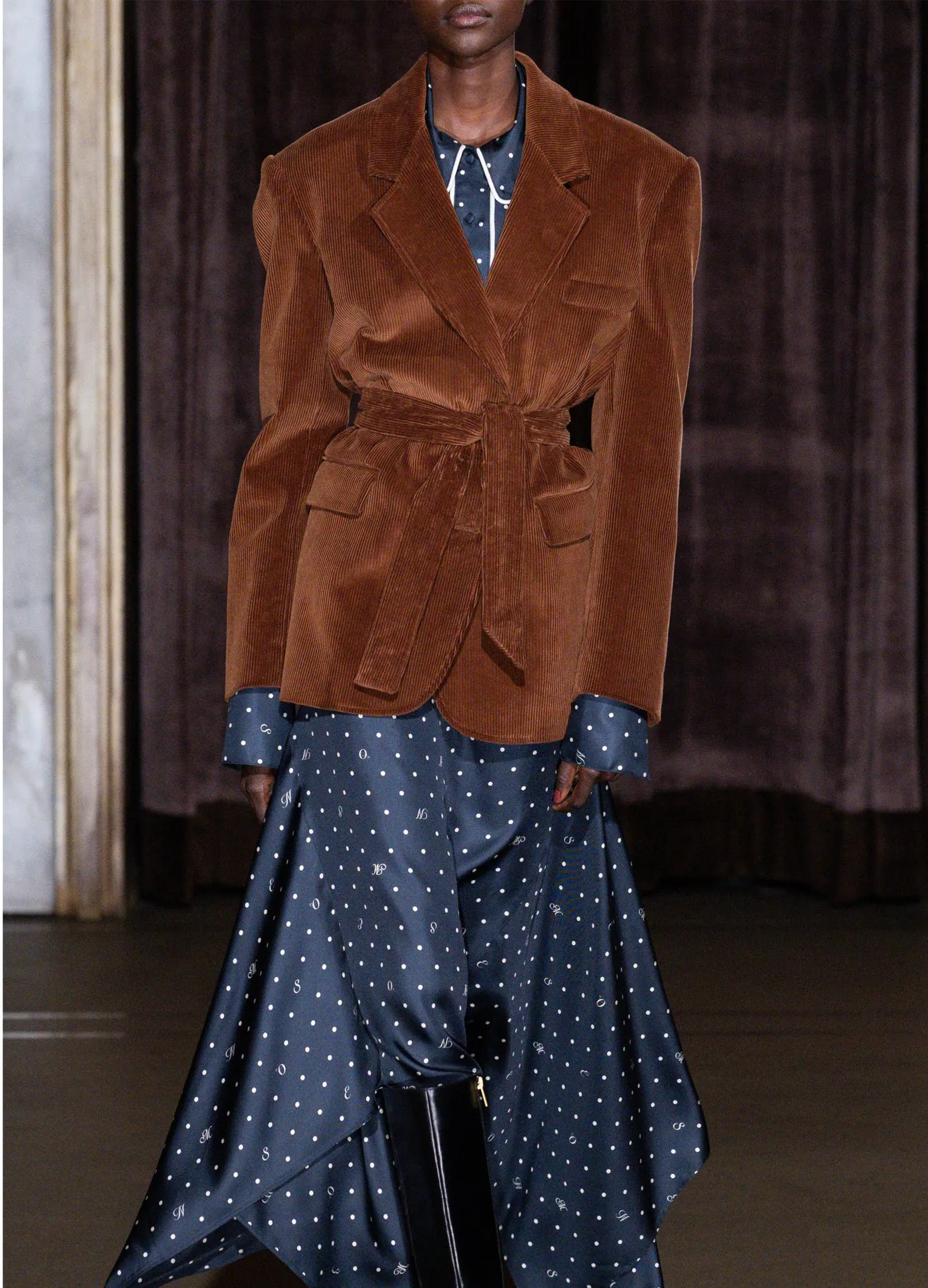 Cowl Back Pajama Midi Dress sold by Monse