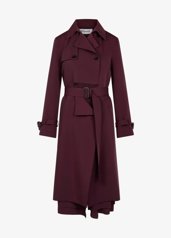 Layered Trench Coat made by Monse