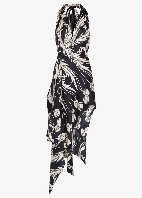 V-Neck Printed Dress sold by Monse