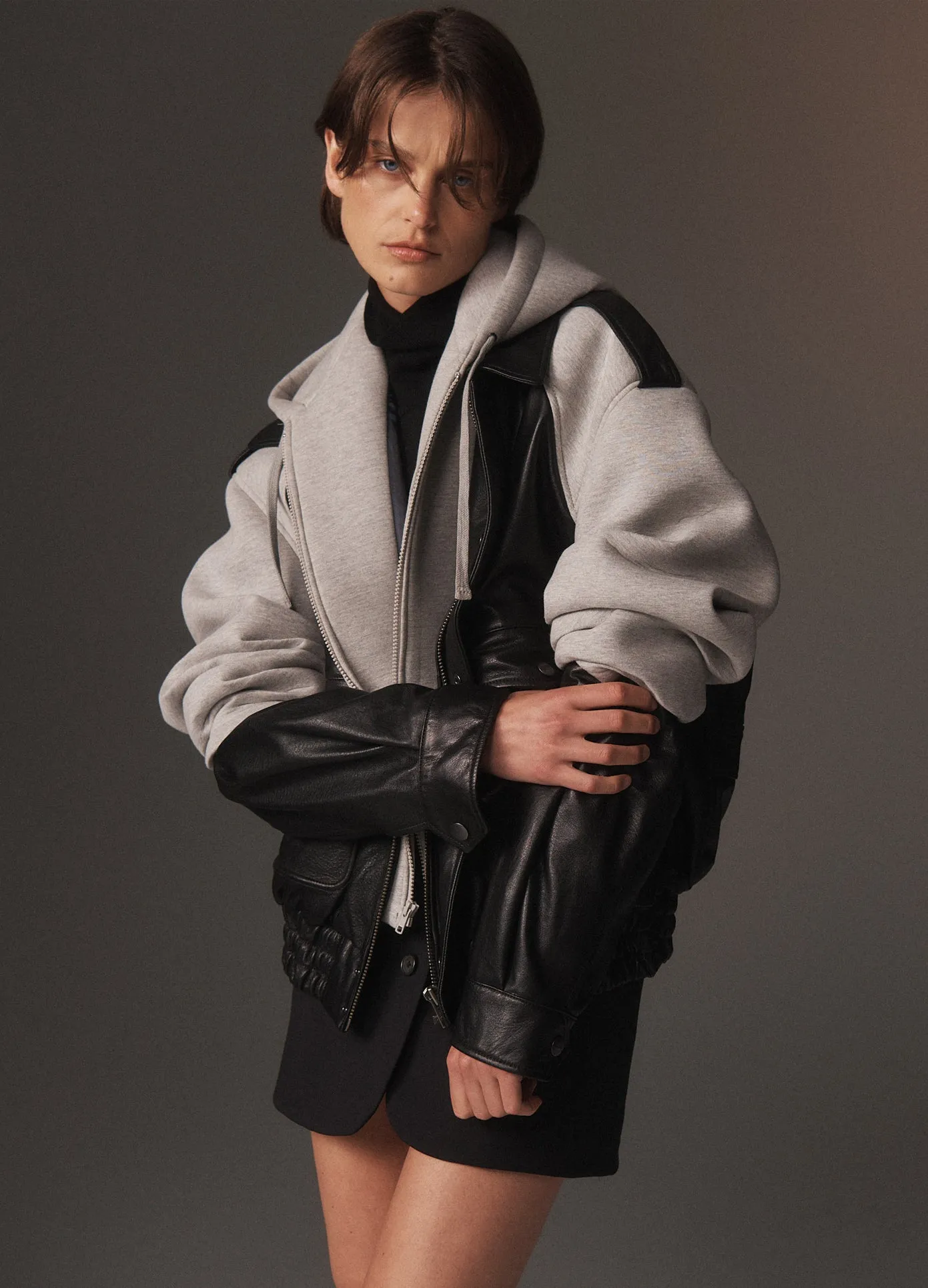 Hybrid Bomber Jacket sold by Monse product image thumbnail 2
