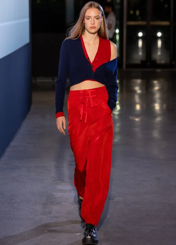 Cropped Fold-Up Button Down Cardigan sold by Monse