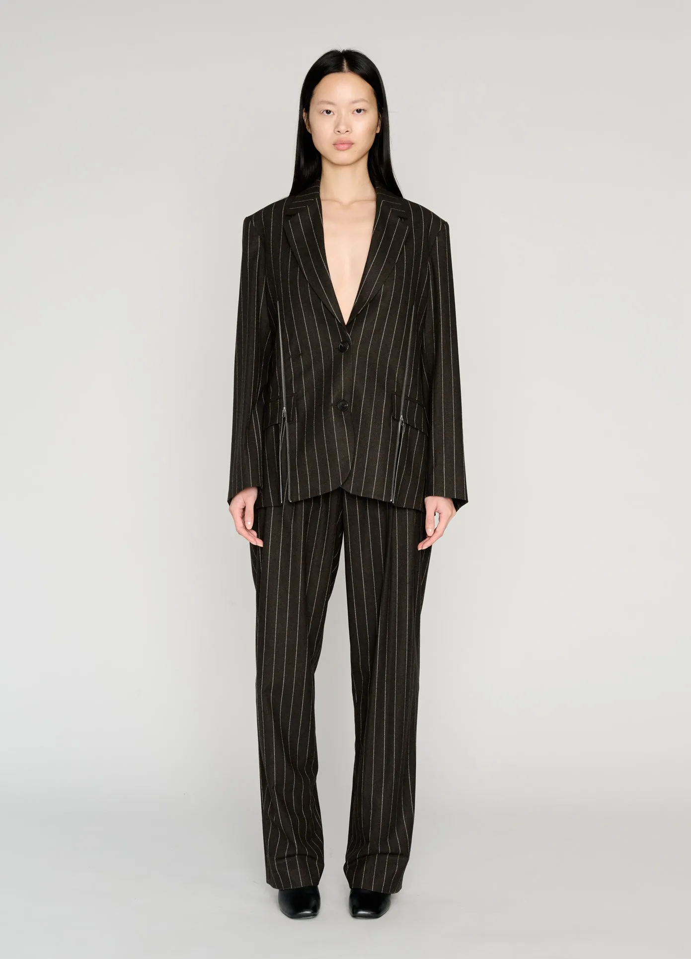 Tailored Double Waistband Trouser sold by Monse product image thumbnail 2