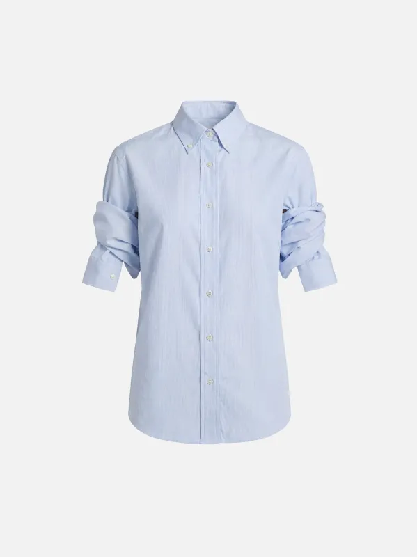 Knotted Sleeve Shirt made by Monse