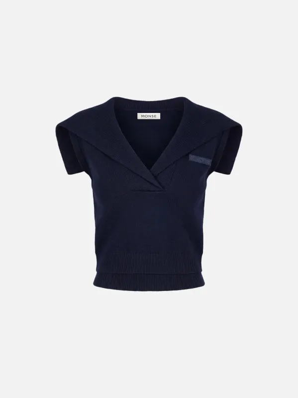 Double Sailor Collar Top sold by Monse