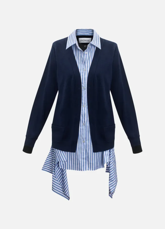 Triple Layered Cardigan made by Monse
