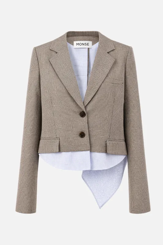Back Cascade Blazer Jacket made by Monse