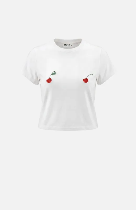 Cheeky Cherry Top made by Monse
