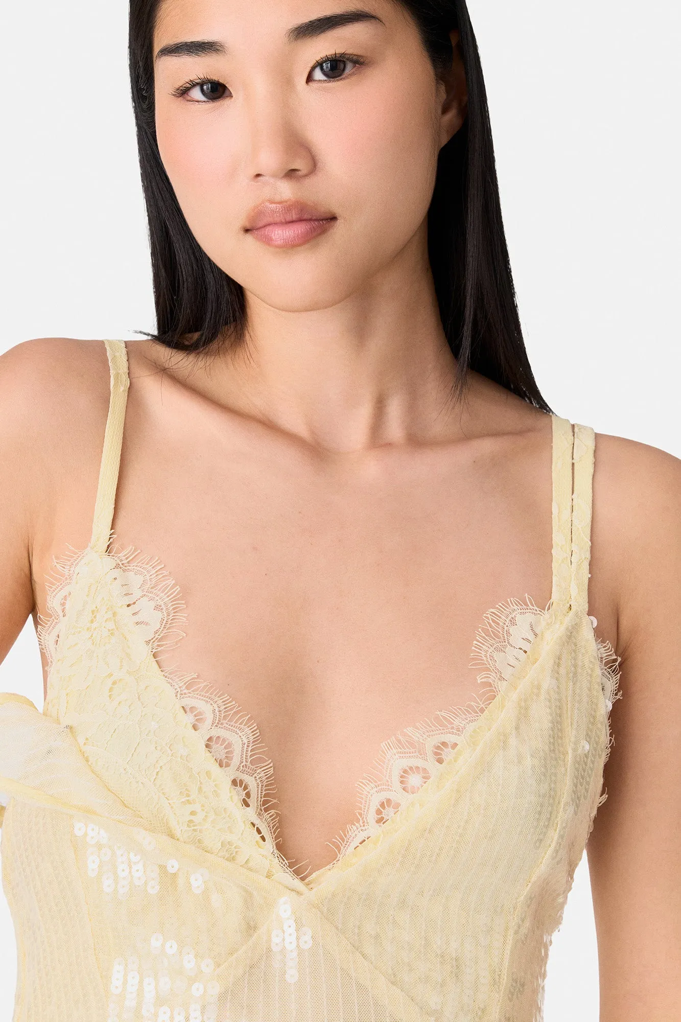 Sequin Laced Double Dress sold by Monse product image thumbnail 5