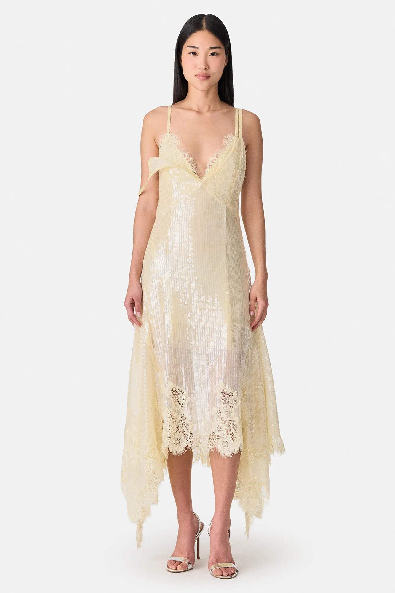 Sequin Laced Double Dress sold by Monse product image thumbnail 2