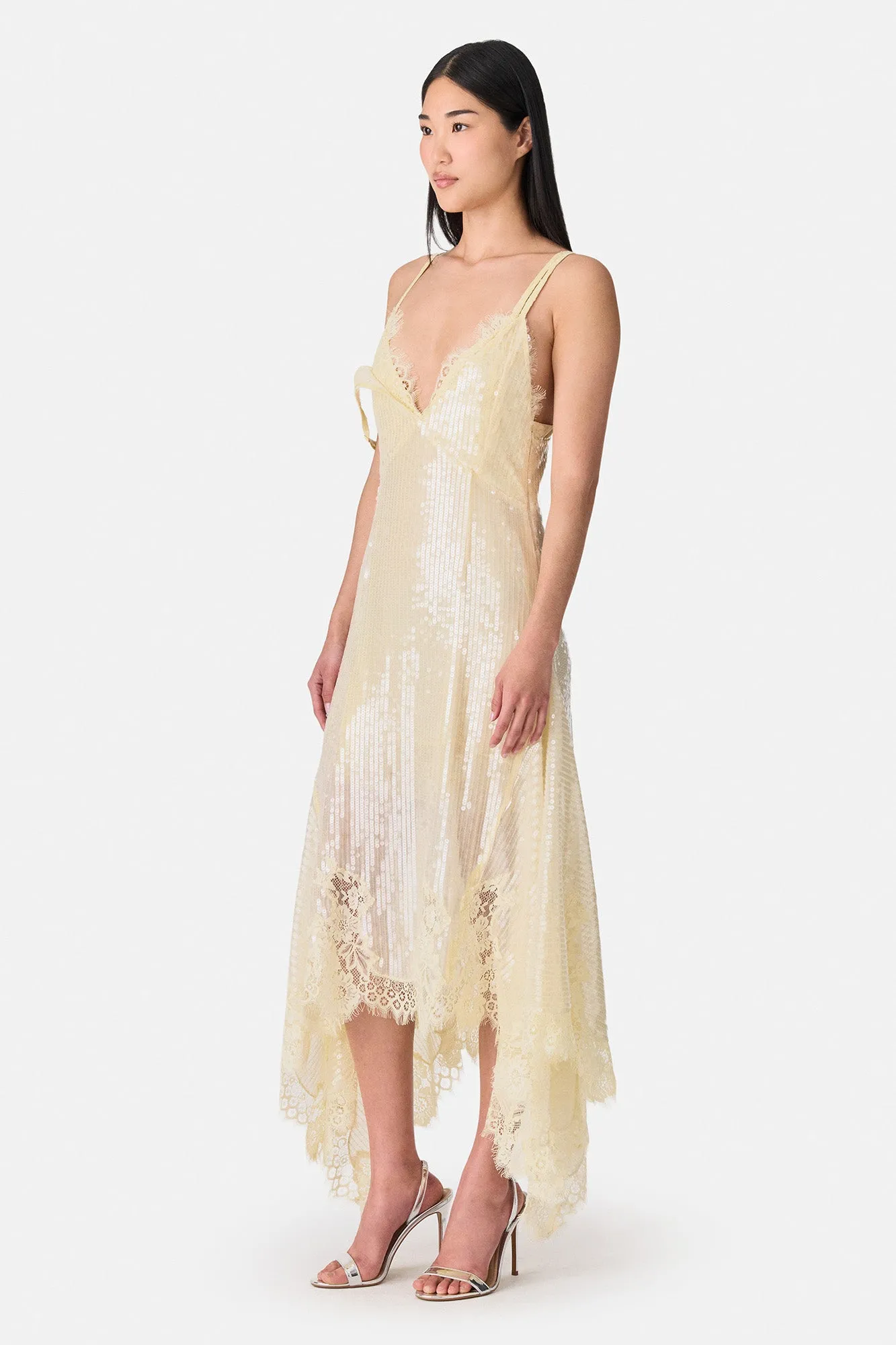 Sequin Laced Double Dress sold by Monse product image thumbnail 3