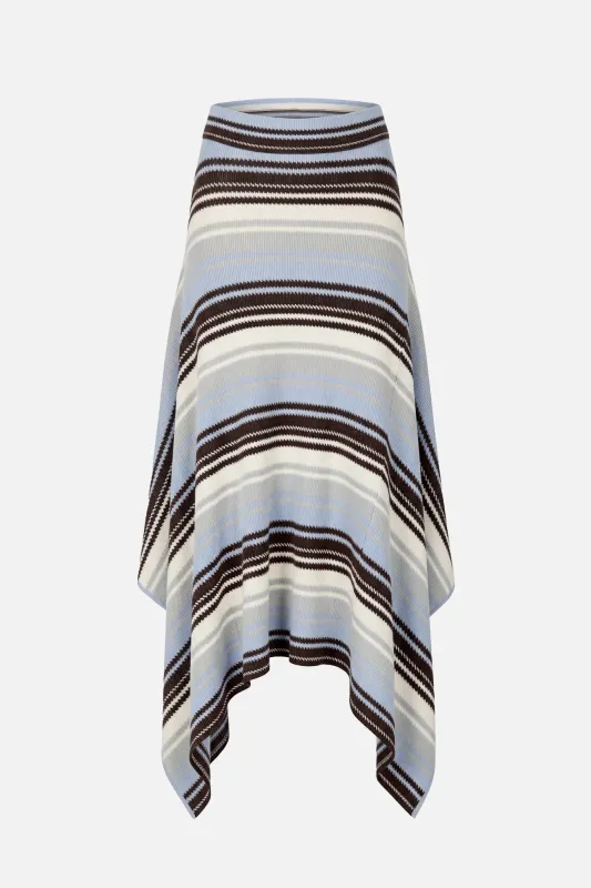 Striped Jacquard Skirt made by Monse