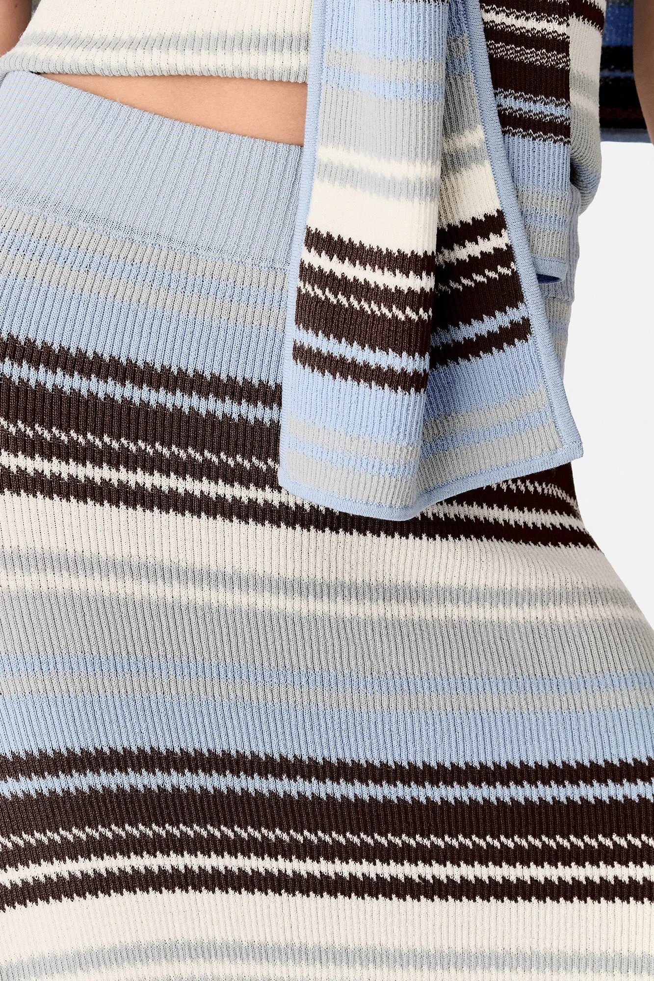 Striped Jacquard Skirt sold by Monse product image thumbnail 5
