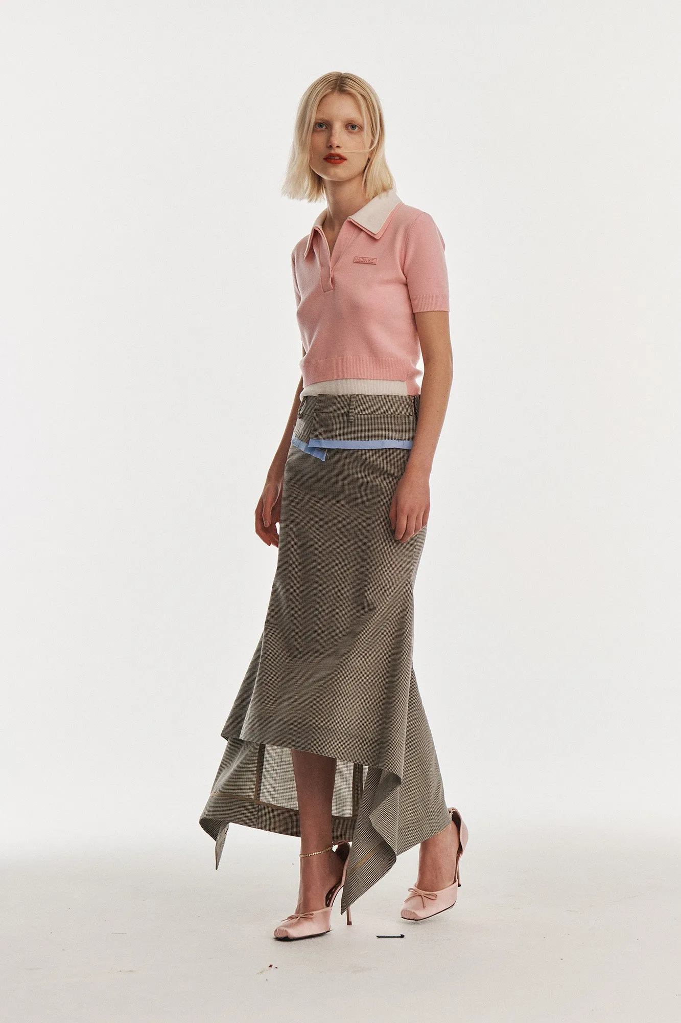 Doubled Front Collar Polo sold by Monse product image thumbnail 3