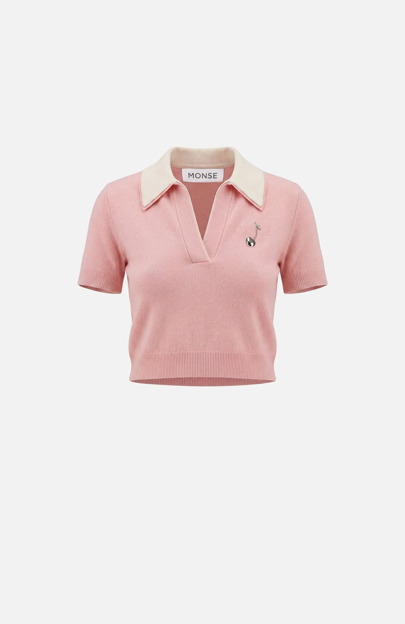 Doubled Front Collar Polo sold by Monse