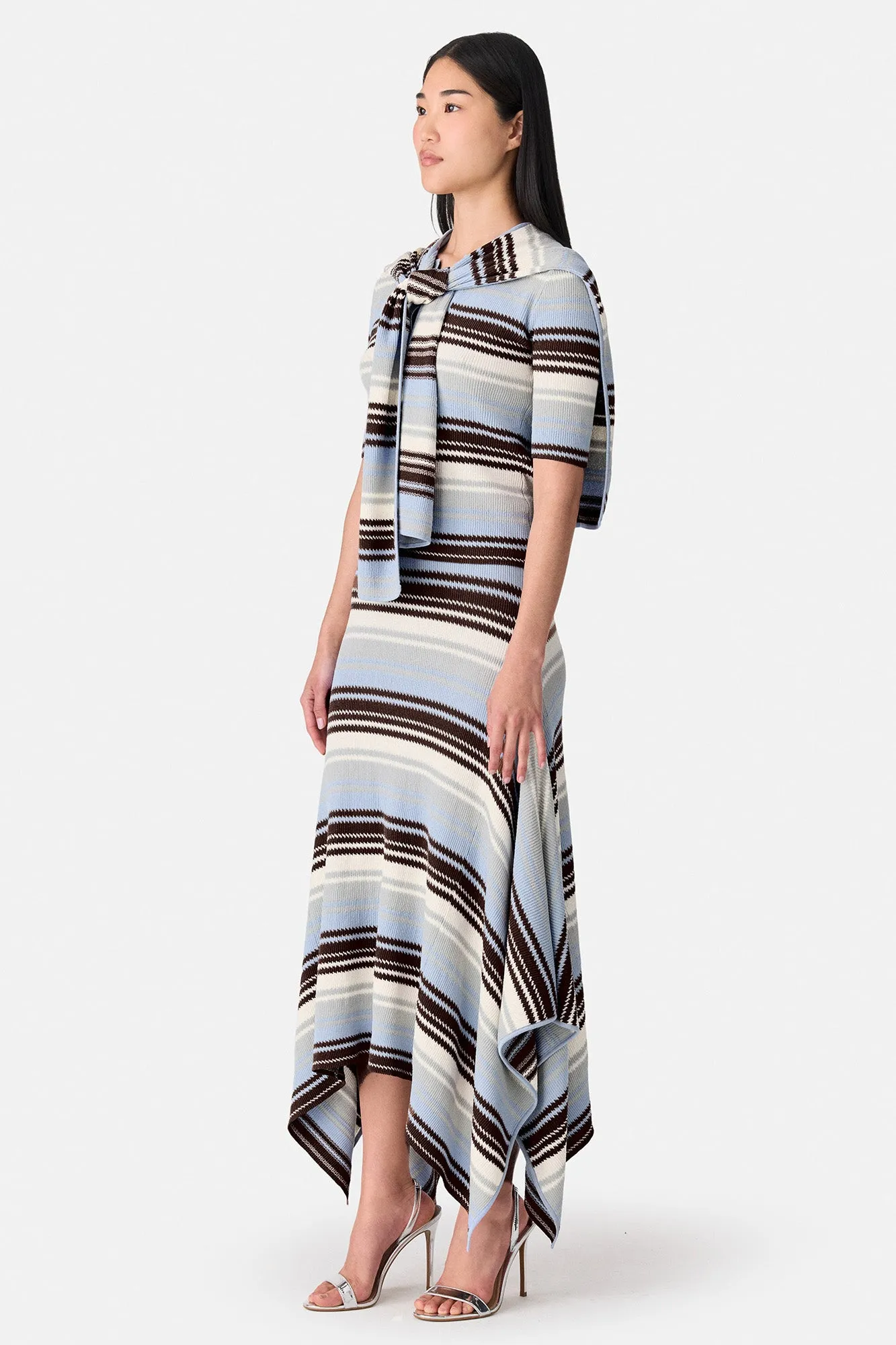 Striped Jacquard Scarf Top sold by Monse product image thumbnail 3