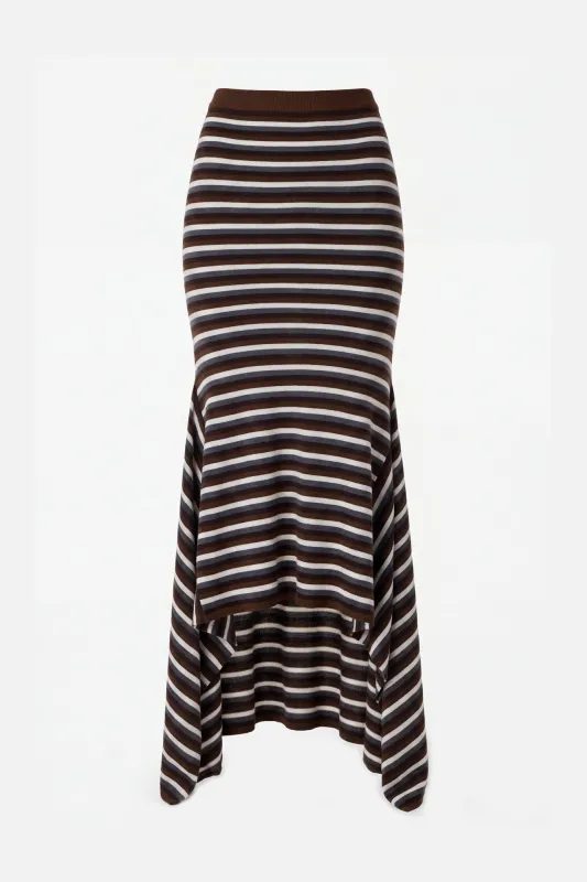 Stripe Cascade Skirt made by Monse