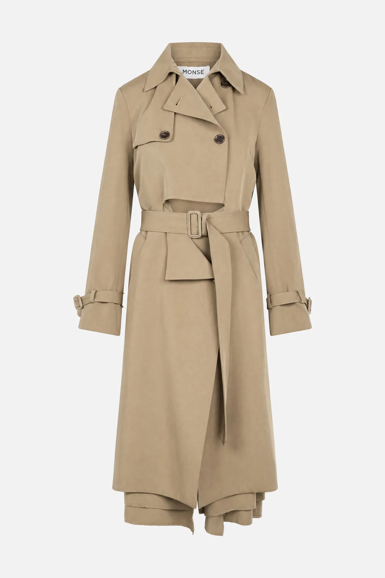 Layering Trench Coat sold by Monse
