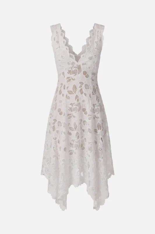 Eyelet Laced Midi Dress made by Monse
