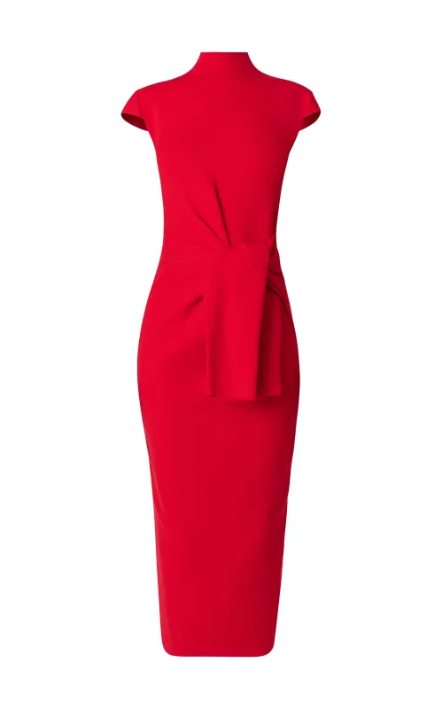 Waist Tie Midi Knit Dress made by Monse