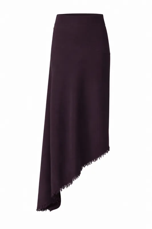 Asymmetric Midi Knit Skirt made by Monse