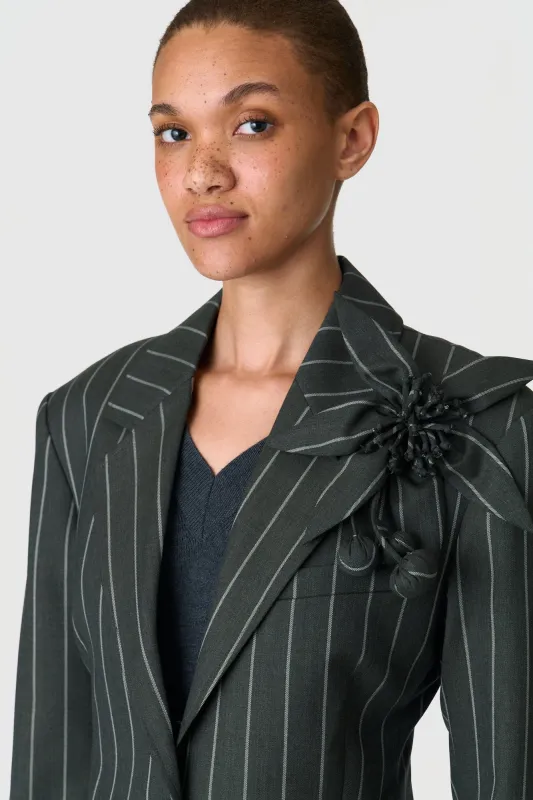 Lemon Flower Suiting Jacket made by Monse