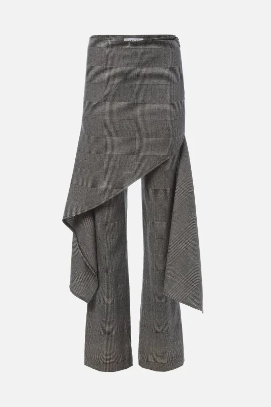 Deconstructed Tailored Skirt Trousers made by Monse