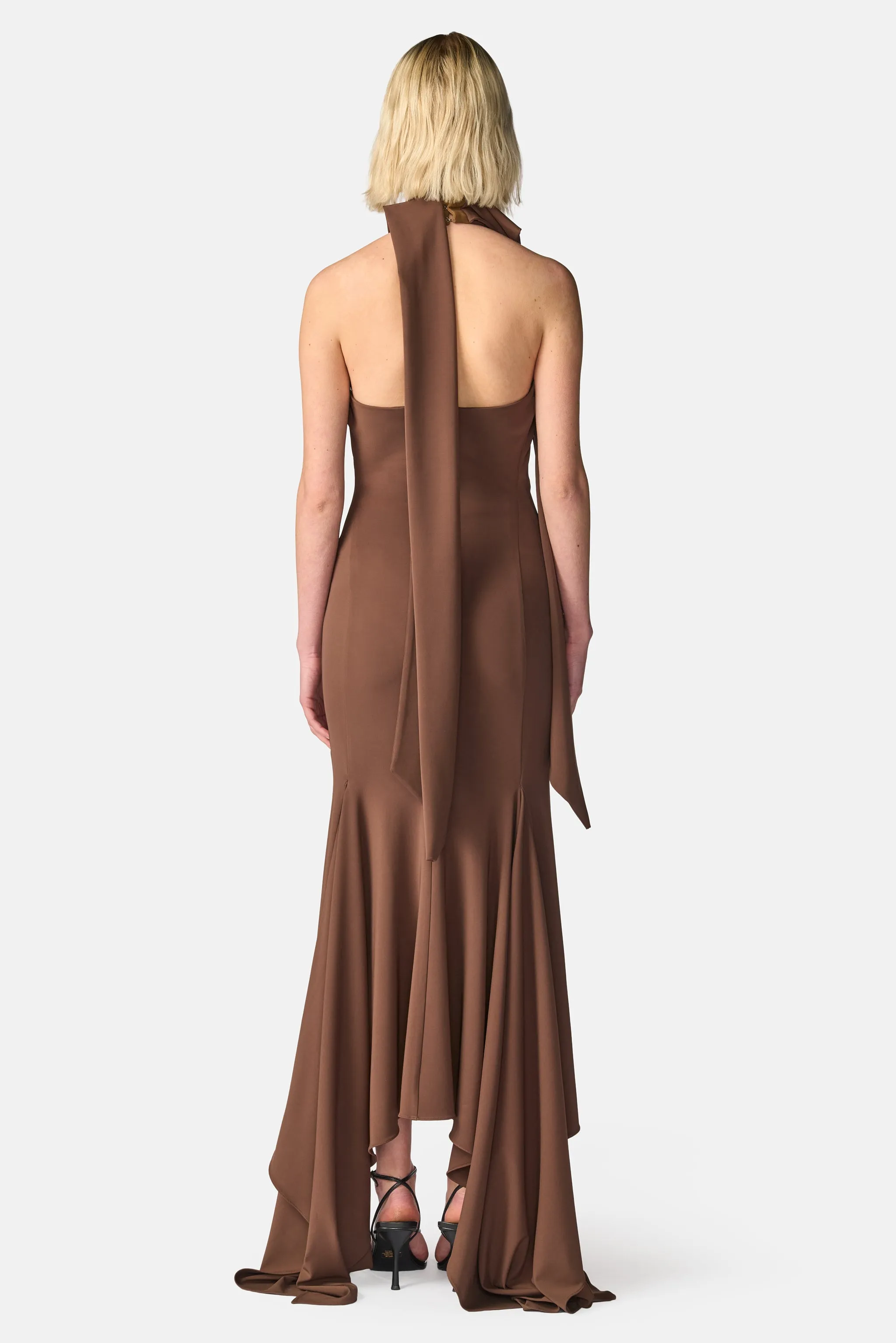 Twist Front Roll Neck Dress sold by Monse product image thumbnail 4