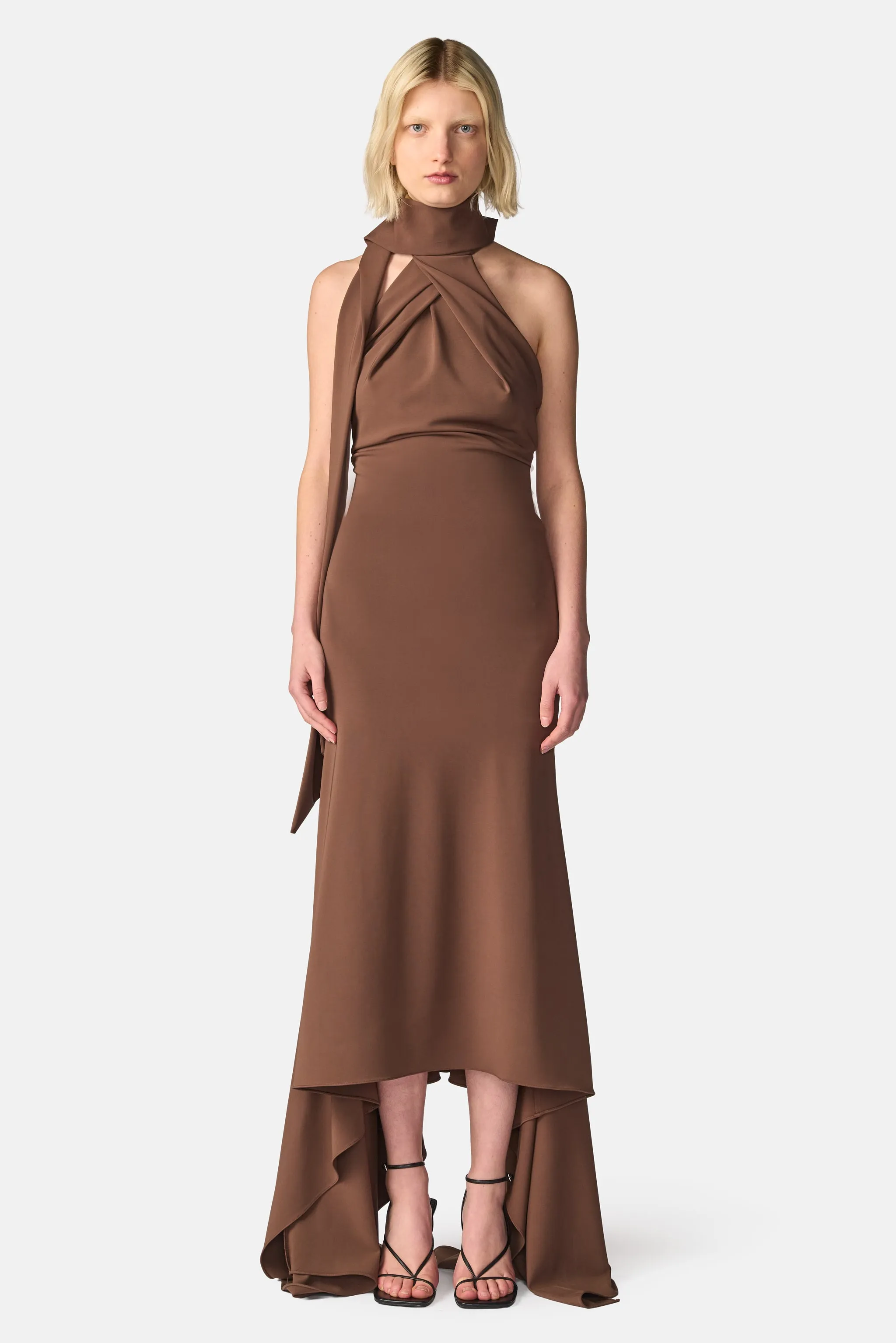Twist Front Roll Neck Dress sold by Monse product image thumbnail 2