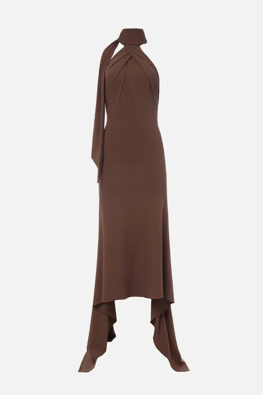 Twist Front Roll Neck Dress made by Monse